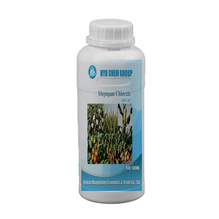Regulation Of Crop Growth Mepiquat Chloride 98%TC,250g/L CASNO.24307-26-4 For Cotton And Wheat